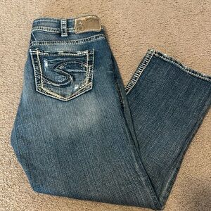 Silver Suki Mid Capri